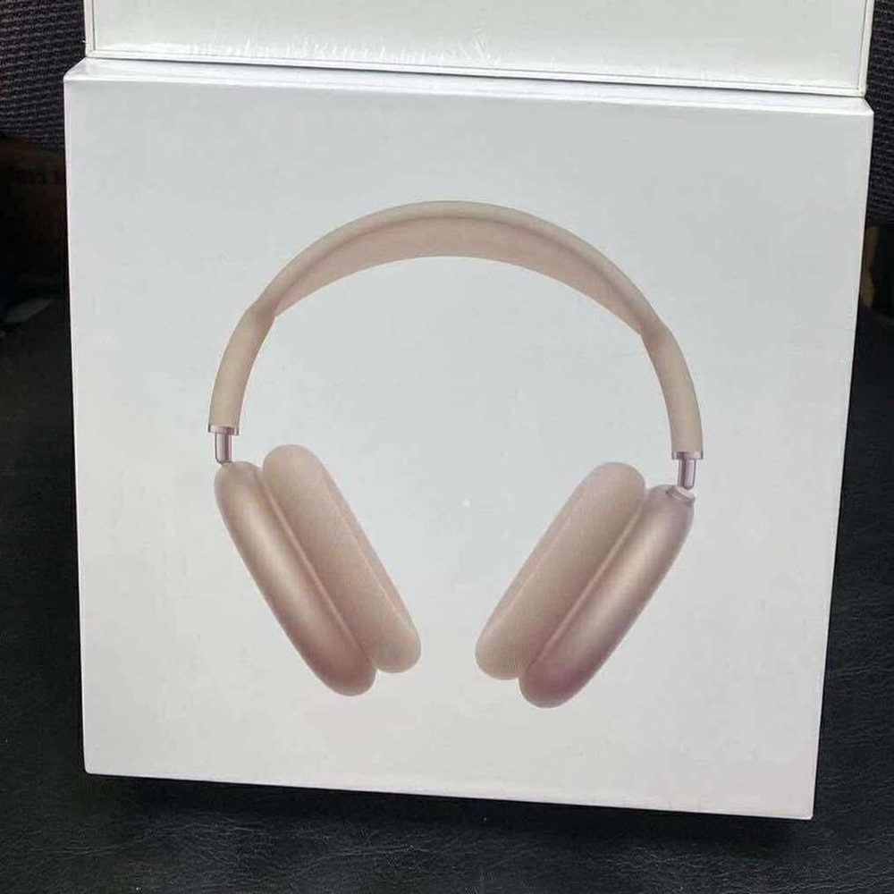 Apple Gold Over-Ear Headphones with Sleek Design